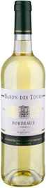 Вино белое полусладкое «Baron Des Tours Bordeaux» 2016 г.