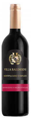 Вино красное сухое «Villa Balderini Montepulciano D'Abruzzo» 2018г.