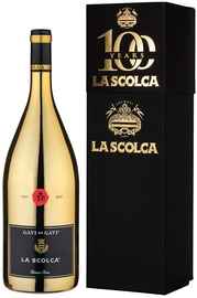 Вино белое сухое «La Scolca Gavi di Gavi Golden» 2018 г. в подарочной упаковке