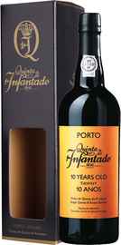Портвейн сладкий «Porto 10 ANOS Quinta do Infantado Tawny» в подарочной упаковке