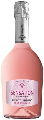 Вино игристое розовое сухое «Pinot Grigio Rose Sensation»