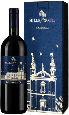 Вино красное сухое «Donnafugata Mille e una Notte Contessa Entellina» 2016 г. в подарочной упаковке
