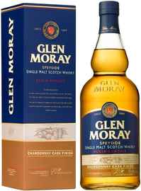 Виски шотландский «Glen Moray Single Malt Elgin Сlassic Chardonnay Cask Finish» в подарочной упаковке