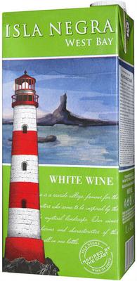Вино белое полусухое «Isla Negra West Bay White Tetra Pak» 2019 г.