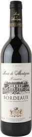 Вино красное сухое «Henri De Montignac Reserve Bordeaux Les Chais De Saint Andre» 2016 г.