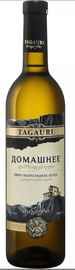 Вино белое полусладкое «Tagauri Domashnee»