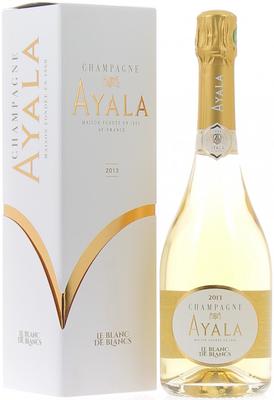 Шампанское белое брют «Ayala Blanc de Blancs Brut» 2013 г. в подарочной упаковке