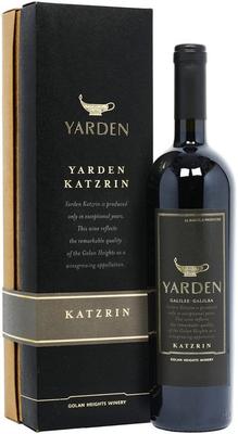 Вино красное сухое «Yarden Katzrin» 2014 г., в подарочной упаковке