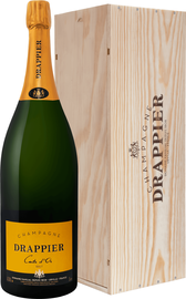 Вино игристое белое брют «Carte D'Or Drappier Champagne Brut Champagne Drappier» в деревянной подарочной упаковке