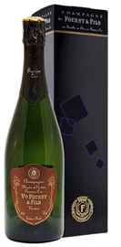Вино игристое белое сухое «Champagne Veuve Fourny Mont De Vertus Premier Cru Extra Brut» 2012 г. в подарочной упаковке