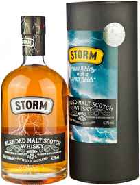 Виски шотландский «Storm Blended Malt» в тубе
