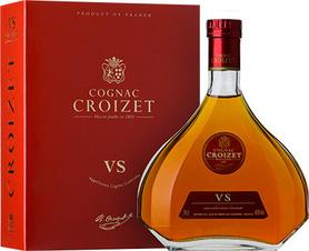 Коньяк французский «Croizet VS Cognac in decanter» в подарочной упаковке