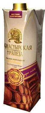 Вино столовое красное полусладкое «Монастырская трапеза Изабелла (Тетра Пак)»