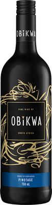 Вино красное сухое «Obikwa Pinotage» 2018 г.