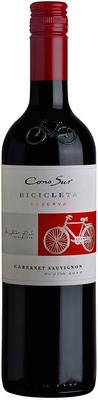 Вино красное сухое «Cono Sur Bicicleta Cabernet Sauvignon» 2018 г.