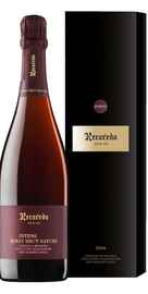 Вино игристое розовое экстра брют «Recaredo Intens Rosat Brut Nature Gran Reserva» 2014 г. в подарочной упаковке