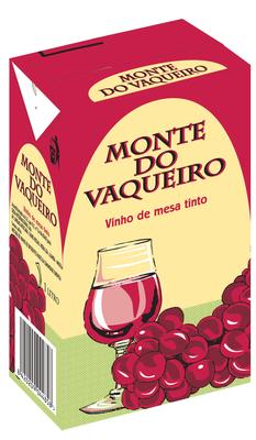 Вино красное полусладкое «Monte do Vaqueiro»