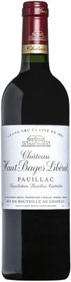 Вино красное сухое «Chateau Haut-Bages Liberal Pauillac» 2011 г.