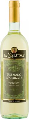 Вино белое сухое «La Cacciatora Trebbiano d’Abruzzo, 0.75 л» 2017 г.
