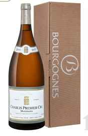 Вино белое сухое «Montmains Chablis Premier Cru Maison Olivier Tricon» в подарочной упаковке