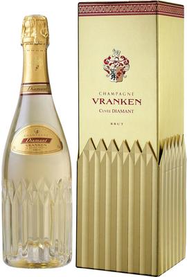 Шампанское белое брют «Vranken Diamant Brut» в подарочной упаковке