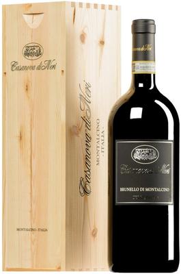 Вино красное сухое «Casanova di Neri Brunello di Montalcino Cerretalto» 2012 г. в  деревянной коробке