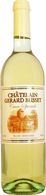 Вино белое полусладкое «Chatelain Gerard Busset Cuvee Speciale»