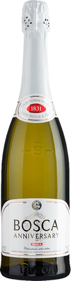 Винный напиток газированный белый полусладкий «Bosca Anniversary, 0.75 л» белая этикетка