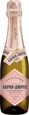 Вино игристое розовое брют «Абрау-Дюрсо Виктор Дравиньи Розе Премиум, 0.375 л»