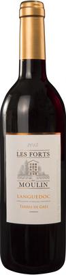 Вино красное сухое «Les Forts du Moulin Terres de Gres» 2015г.