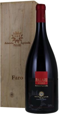 Вино красное сухое «Palari Palari Faro» 2009 г. в деревянной коробке