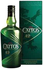 Виски «Cattos 12 Years Old» в подарочной упаковке
