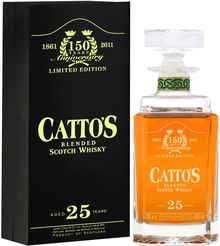 Виски «Cattos 25 Years Old» в подарочной упаковке