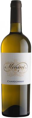 Вино белое сухое «Minini Chardonnay, 0.75 л» 2018 г.
