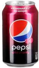 Газированный напиток «Pepsi Wild Cherry» в жестяной банке