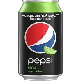 Газированный напиток «Pepsi Lime» в жестяной банке