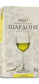 Вино столовое белое сухое «Славянская Лоза Шардоне»