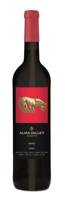 Вино красное сухое «Alma Valley Shiraz Reserve»