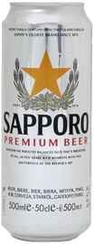 Пиво «Sapporo» в жестяной банке