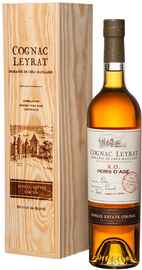 Коньяк французский «Cognac Leyrat XO Hors d’Age» в деревянном футляре