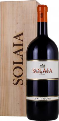 Вино красное сухое «Solaia Toscana» 2005 г. в деревянной подарочной упаковке