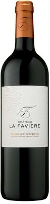 Вино красное сухое «Bordeaux Superieur Chateau La Faviere»