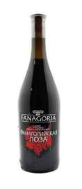 Вино столовое красное полусладкое «Фанагорийская лоза»