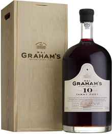 Портвейн сладкий «Graham s 10 Year Old Tawny Port» в деревянной подарочной упаковке