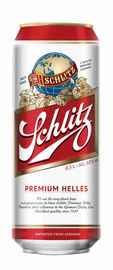 Пиво «Schlitz Premium Helles» в жестяной банке