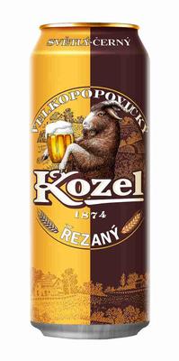 Пиво «Velkopopovicky Kozel Rezany» в жестяной банке