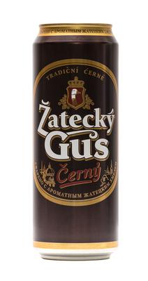 Пиво «Zatecky Gus Cerny, 0.45 л» в алюминиевой банке