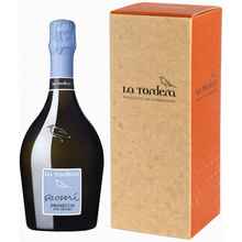 Вино игристое белое брют «Prosecco Treviso La Tordera Saomi» в подарочной упаковке
