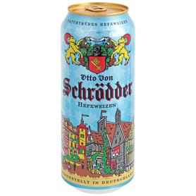 Пиво «Otto Von Schrodder Hefeweizen» в жестяной банке