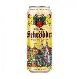 Пиво «Otto Von Schrödder Premium» в жестяной банке